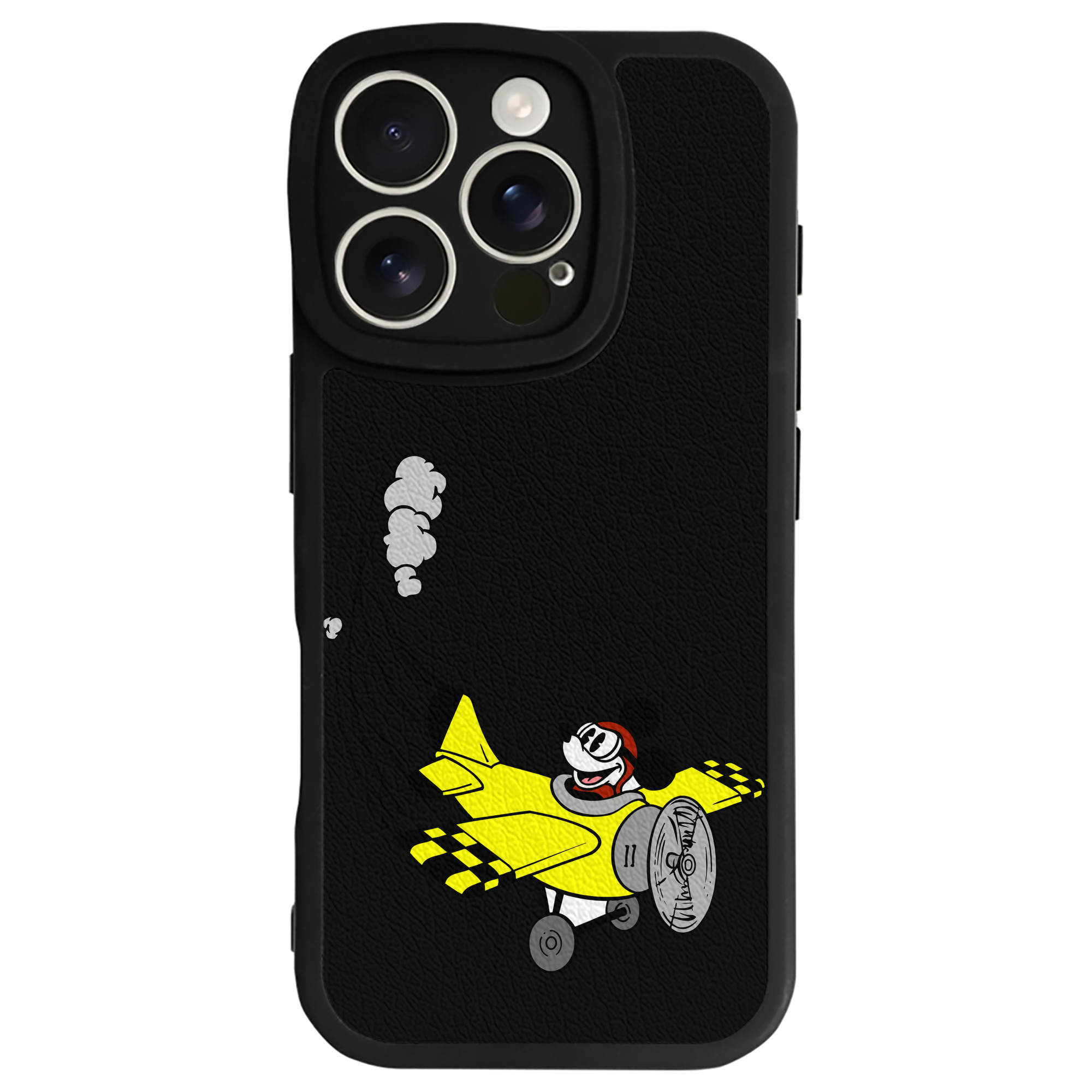 （画像用） ミッキーマウス Mickey Mouse 【iPhone 16シリーズ対応】シリコンスマホケース（レザー調） 材質：シリコン
